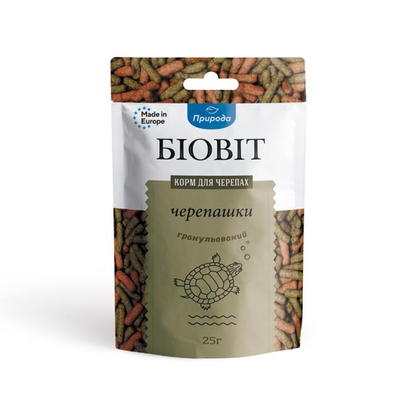 Корм для рыб Природа Биовит Ракушки гранулированный 25 г