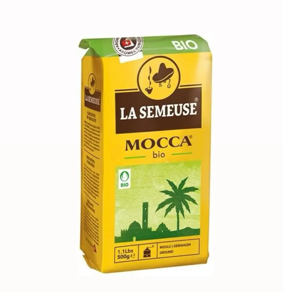 Кофе молотый La Semeuse Mocca BIO 100% Арабика 500 г (25405061)