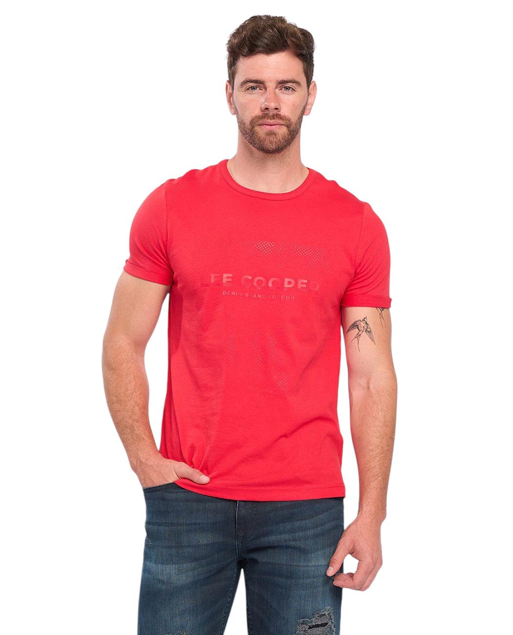 Футболка мужская Lee Cooper 10196483.118 M Красный (5942723049841)