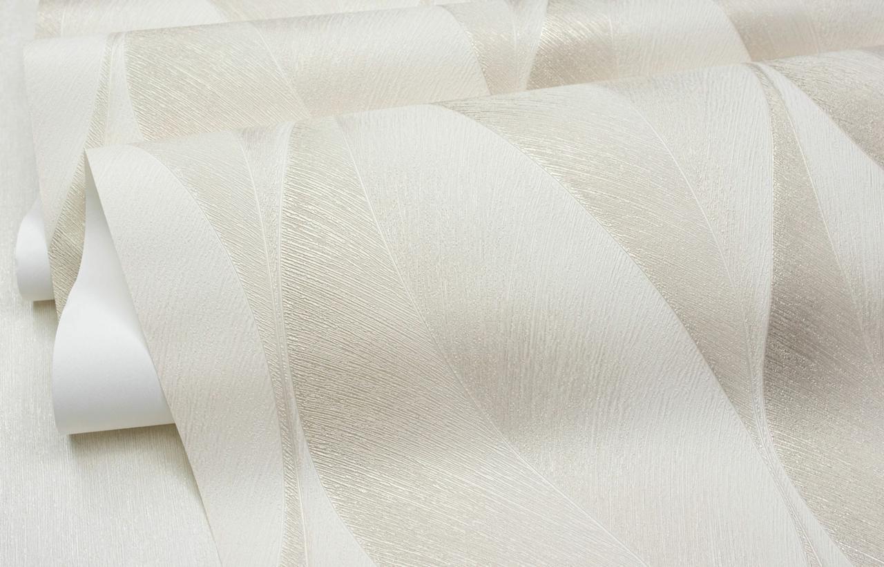 Обои флизелиновые SINTRA Leaves 521038 декор винил горячего тиснения 1,06х10,05 м Бежевый