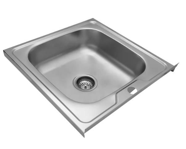 Мийка кухонна з нержавіючої сталі 50x50 см 6 мм (30631925) - фото 2 Мийка кухонна з нержавіючої сталі 50x50 см 6 мм (30631925) - фото 2