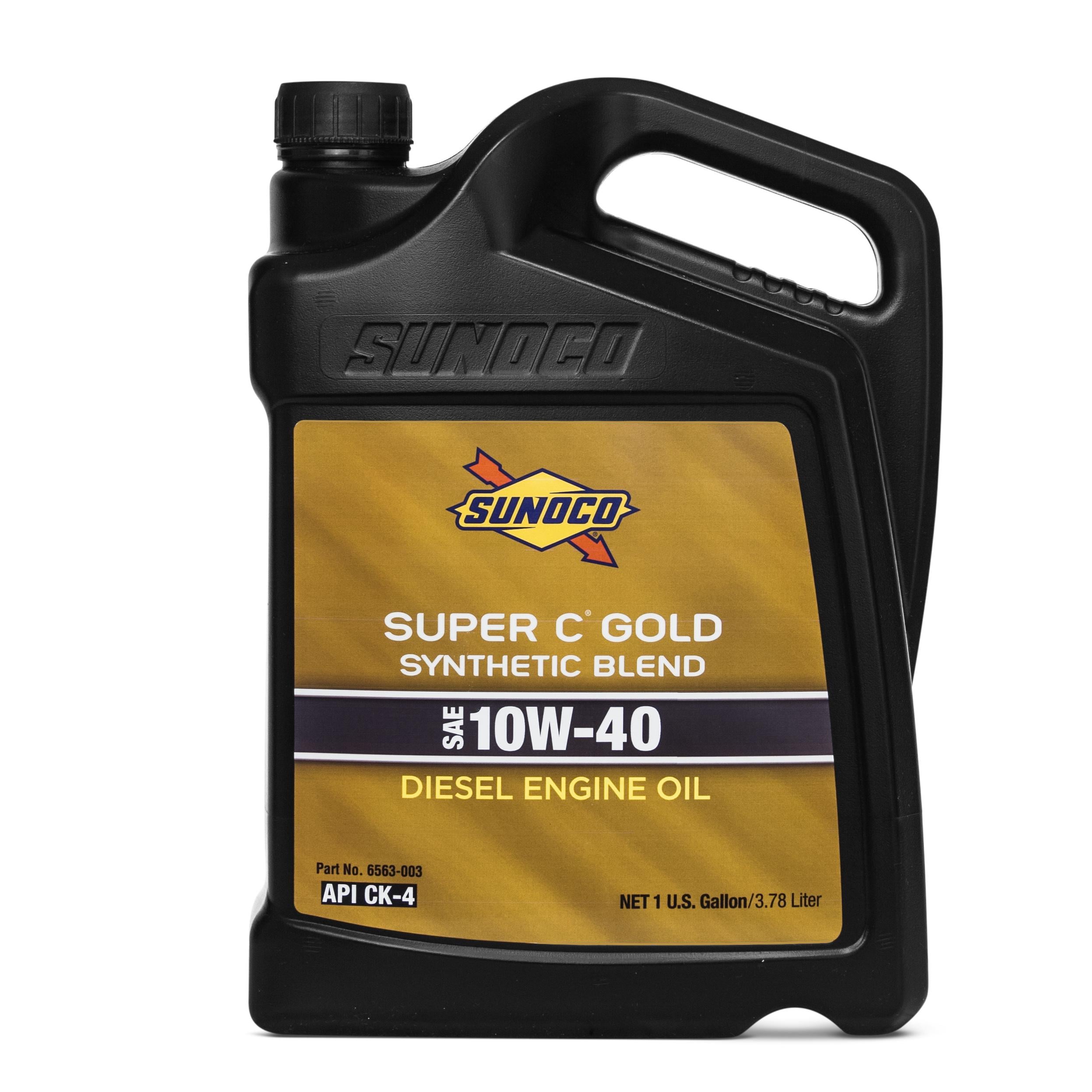 Моторное масло Sunoco Super C Syn Blend 10W-40 CK-4 3.78 л
