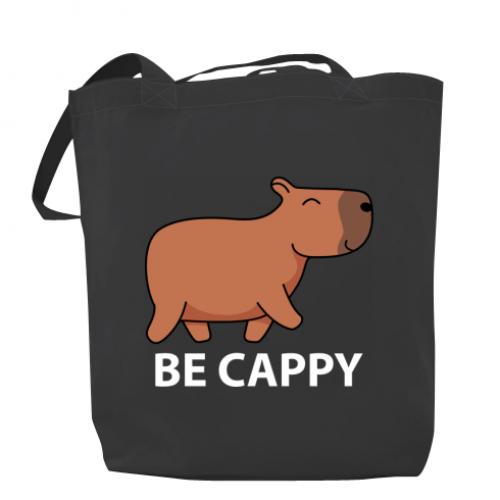 Шоппер Капибара Be Cappy 37x41 см Темно-серый (13450964-28-184882)