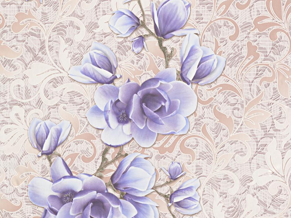 Обои бумажные Слов'янські шпалери Ане 706401 0,53x10,05 м Сиреневый (4824033124535)