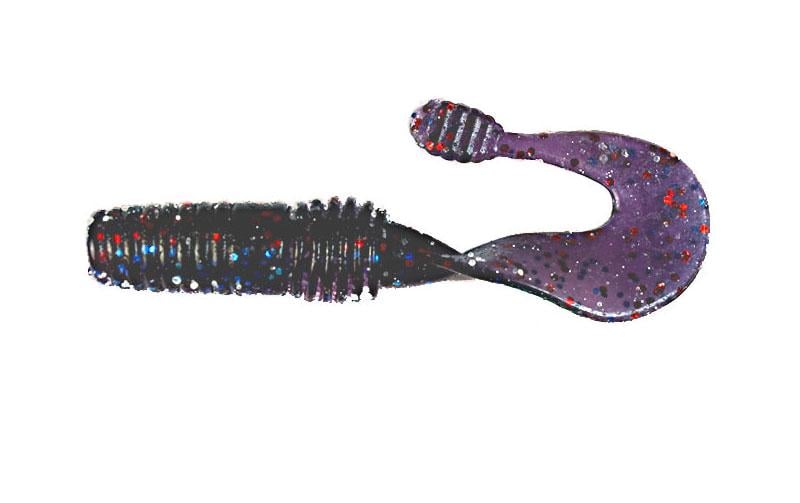 Силіконовий твістер Fox 7 см Grubber №090 їстівний 7 см 6 шт. Electric june bug (6461)