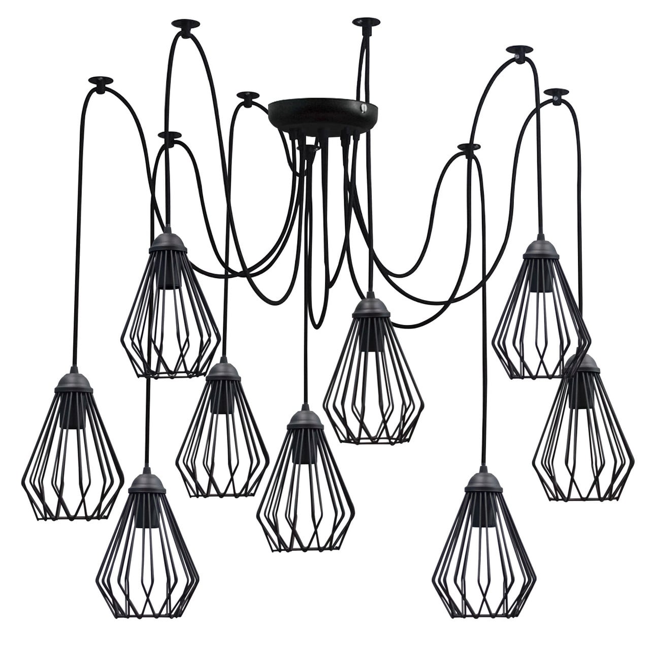 Люстра-паук MSK ELECTRIC Silvia NL 05371-9