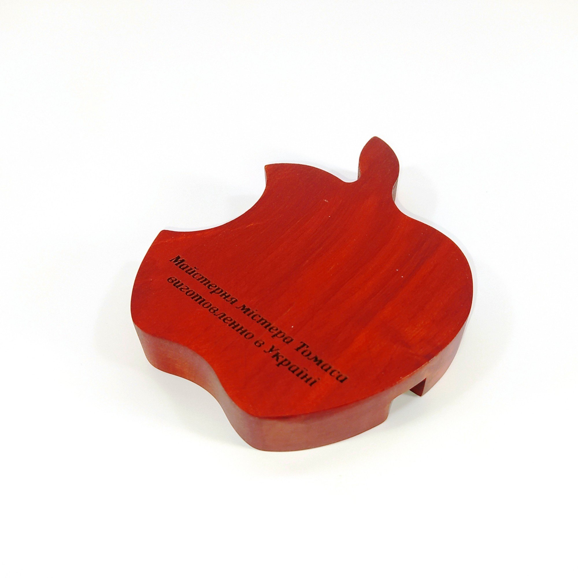 Подставка для телефона Майстерня містера Томаса Яблоко 12х9 см (17032908) - фото 5 Подставка для телефона Майстерня містера Томаса Яблоко 12х9 см (17032908) - фото 5