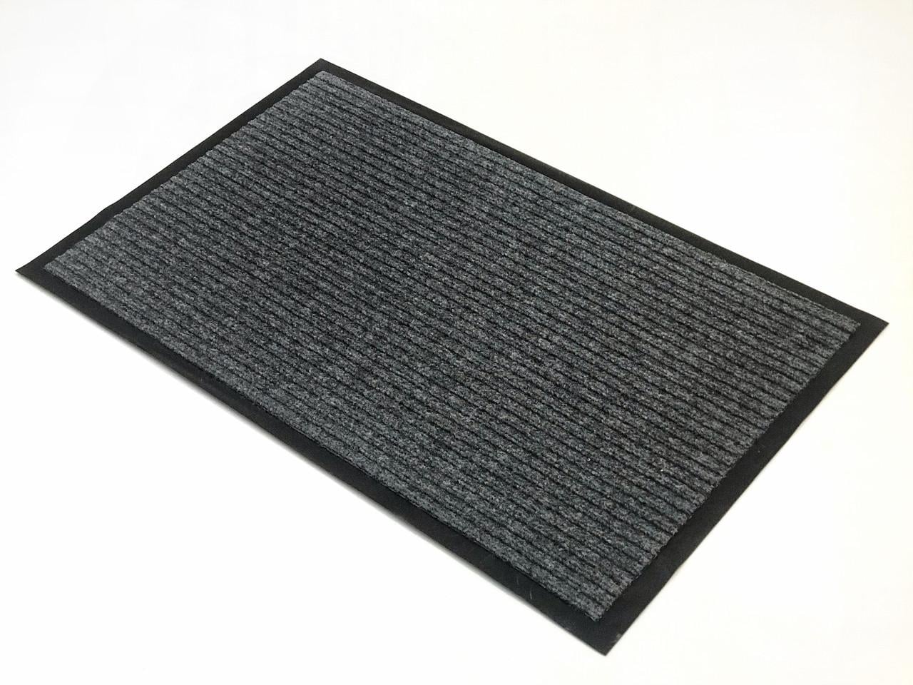 Грязезащитный коврик влаговпитывающий 40х60 полоса Серый (320 Vin Kha)