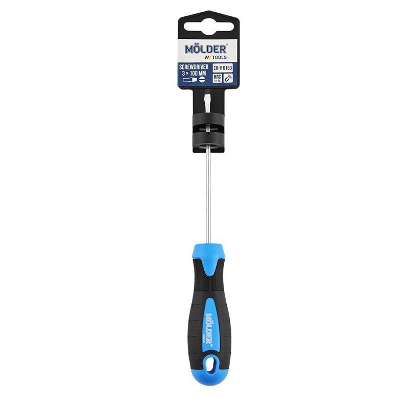 Отвертка шлицевая Molder SL3x100 мм (MT32002)