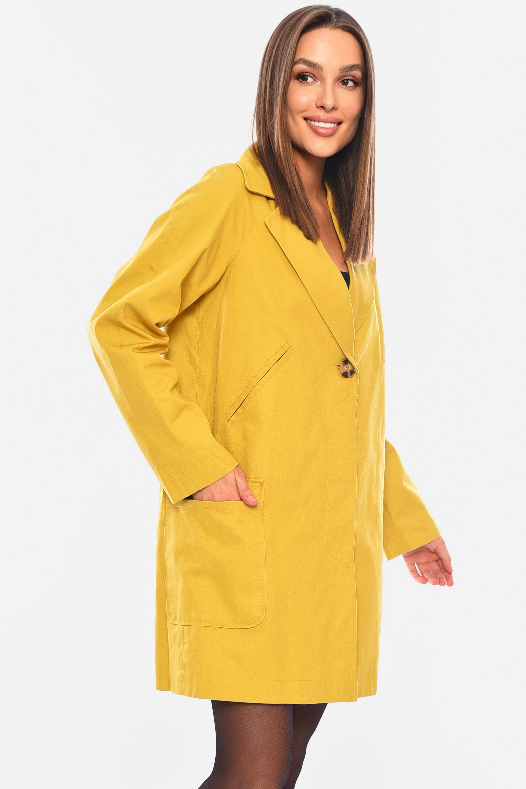 Пальто жіноче S Гірчичний (184426) - фото 2 Пальто жіноче S Гірчичний (184426) - фото 2