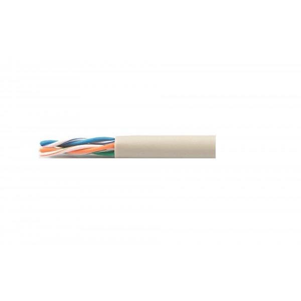 Кабель UTP Kingda KDUT8001-CCA Cat-5e PVC 4 пары CCA 24AWG 305 м Серый (577689)