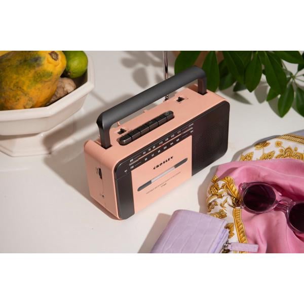 Касетний плеєр Crosley CT102A-RG4 Pink/Grey - фото 2