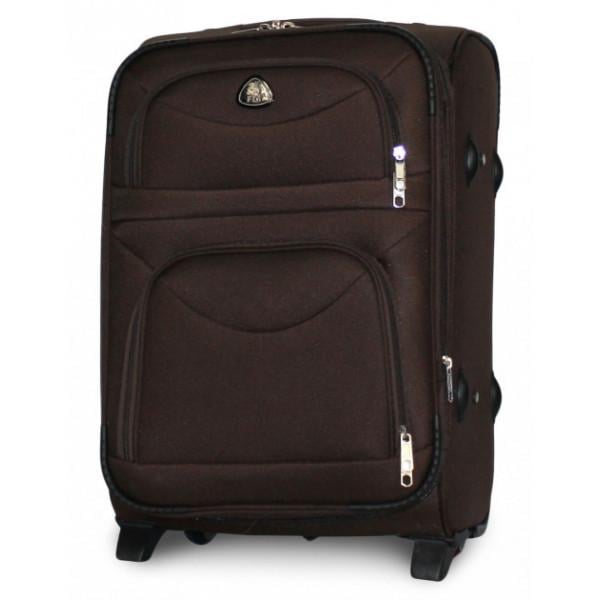 Валіза текстильна Fly 6802 L на 2 колесах Коричневий (CETKNFL6802LB2KOR)