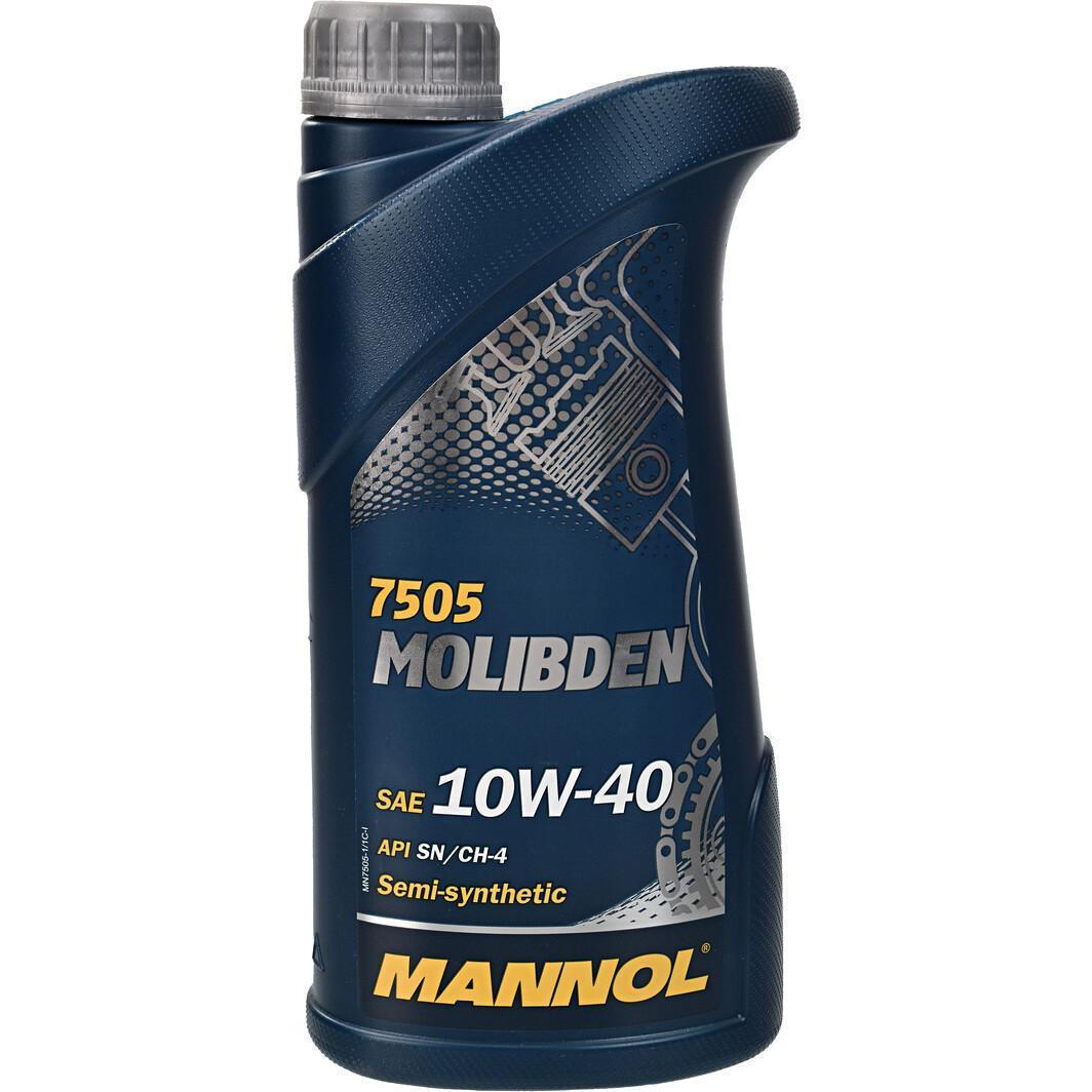 Моторное масло автомобильное Mannol MOLIBDEN BENZIN 10W-40 1 л (160609)