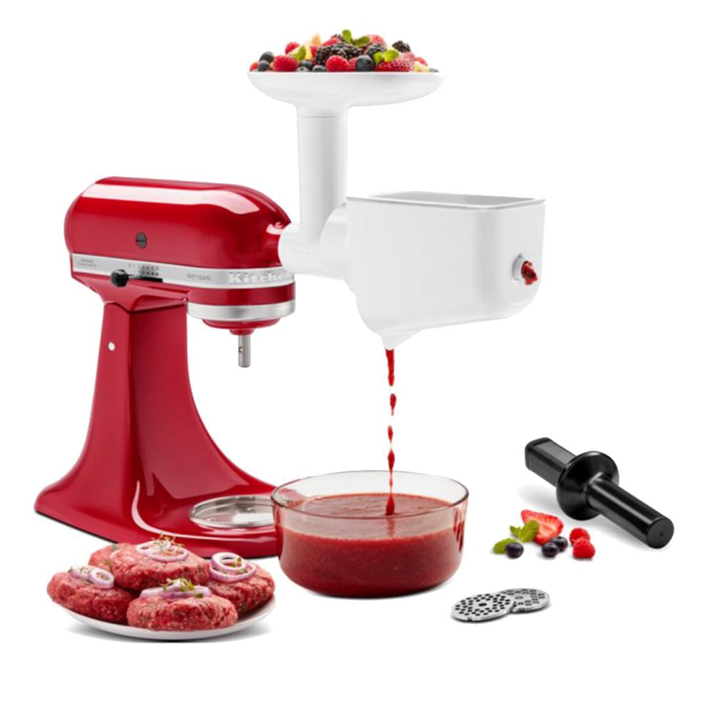 Насадка-сито для перетирки овощей и фруктов KitchenAid для модели 5KSMFG Белый (5KSMFVSP) - фото 2