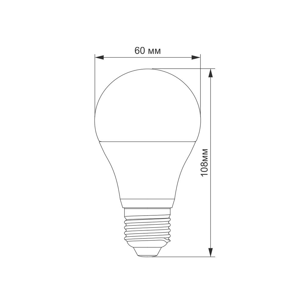 Лампа LED TITANUM A60 8 W E27 4100K (TLA6008274) - фото 3