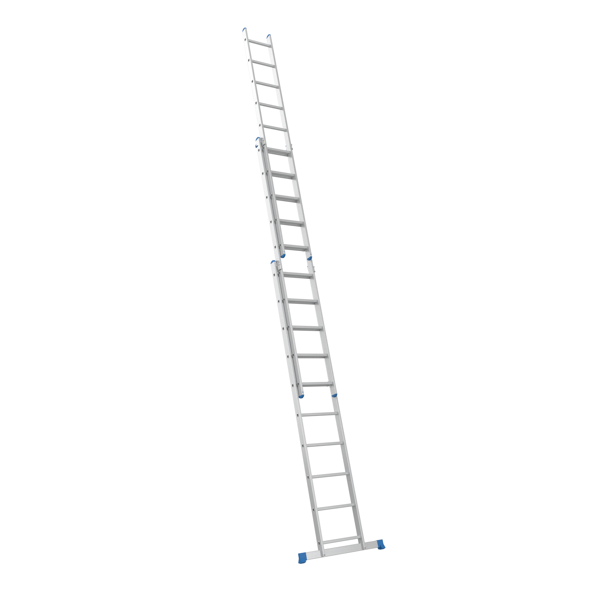 Лестница-стремянка Меткас алюминиевая универсальная трехсекционная 3х10 5,6 м (1899229799) - фото 4