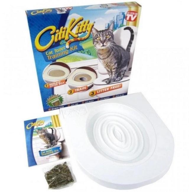 Накладка на унитаз для котов Citi Kitty Cat Toilet Training 8631 White (020191)