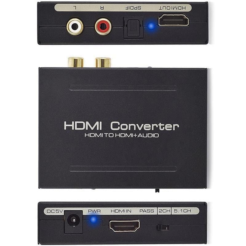 Аудіо конвертер 4Sport Audio Extractor HDMI - HDMI/SPDIF/RCA Black (WAZ-HDARC2-B) - фото 4