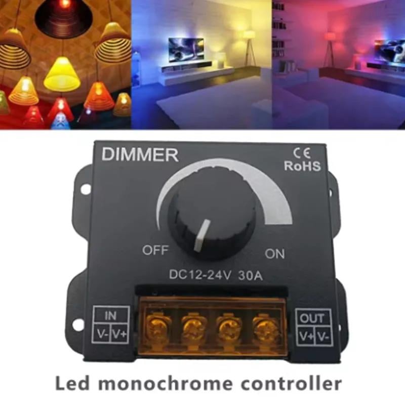 Димер світлодіодний постійного струму 12 В 24 В 8A/30A (5017542) - фото 2