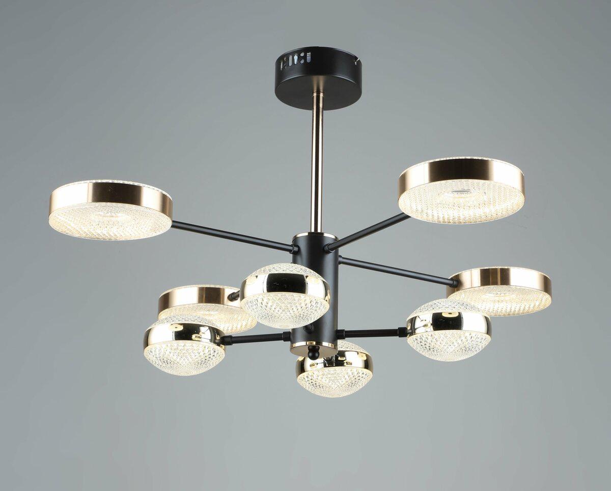 Люстра светодиодная акриловая Platinum B YH871/4/4 COFFEE/GD (40555) Люстра светодиодная акриловая Platinum B YH871/4/4 COFFEE/GD (40555)