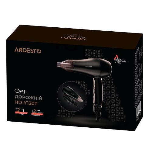 Фен дорожній Ardesto HD-Y120T 1200W Чорний - фото 4