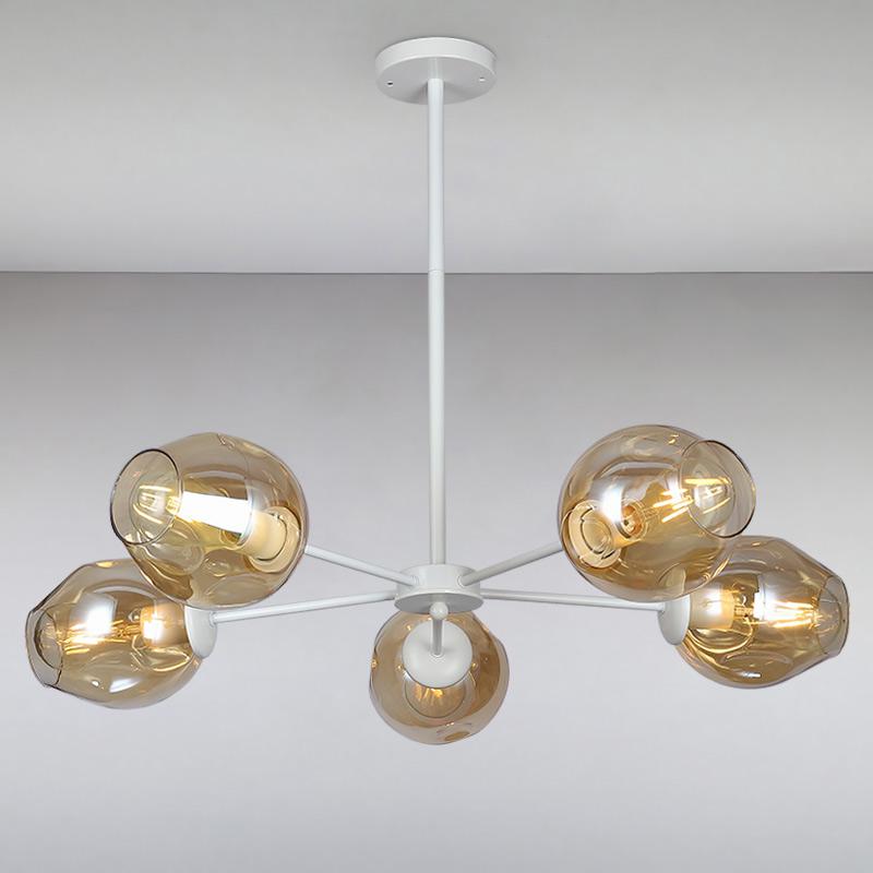 Люстра подвесная молекула Light House LS-15179-5 Белый