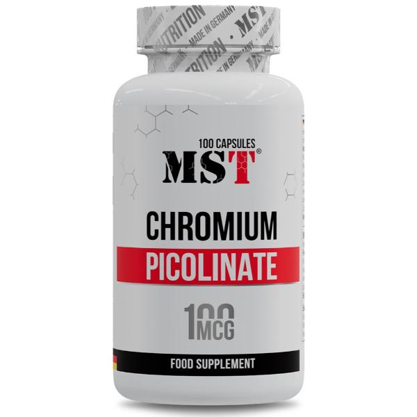 Микроэлемент хром для спорта MST Nutrition Chromium Picolinate 100 капс. (000023633) Микроэлемент хром для спорта MST Nutrition Chromium Picolinate 100 капс. (000023633)