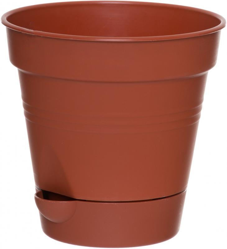 Горщик з поливом Алеана Глорія 20 см Теракотовий (114022) Горщик з поливом Алеана Глорія 20 см Теракотовий (114022)