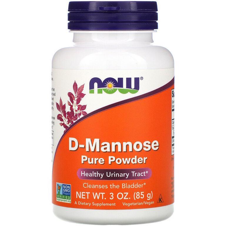 Дієтична добавка D-маноза NOW Foods D-Mannose Pure Powder 2000 мг 85 г (1025914885)