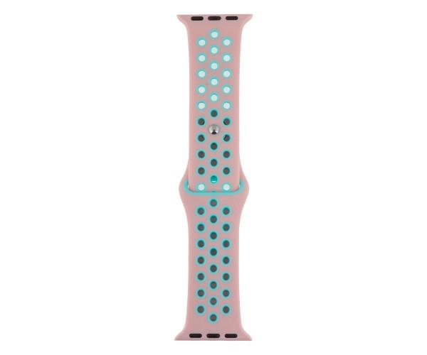Ремешок Silicone для Apple Watch/Protect Case 20 38/40 мм Pink/Turquoise