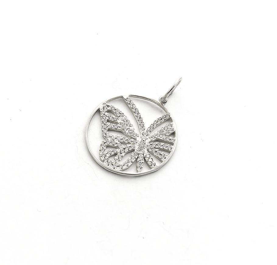 Подвеска Maxi Silver 3751 Бабочка (83751)