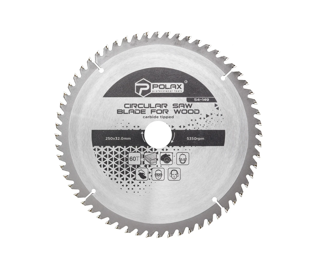 Диск пильний по дереву 250x32,0/30,0/25,4 мм 60Т (27806093)