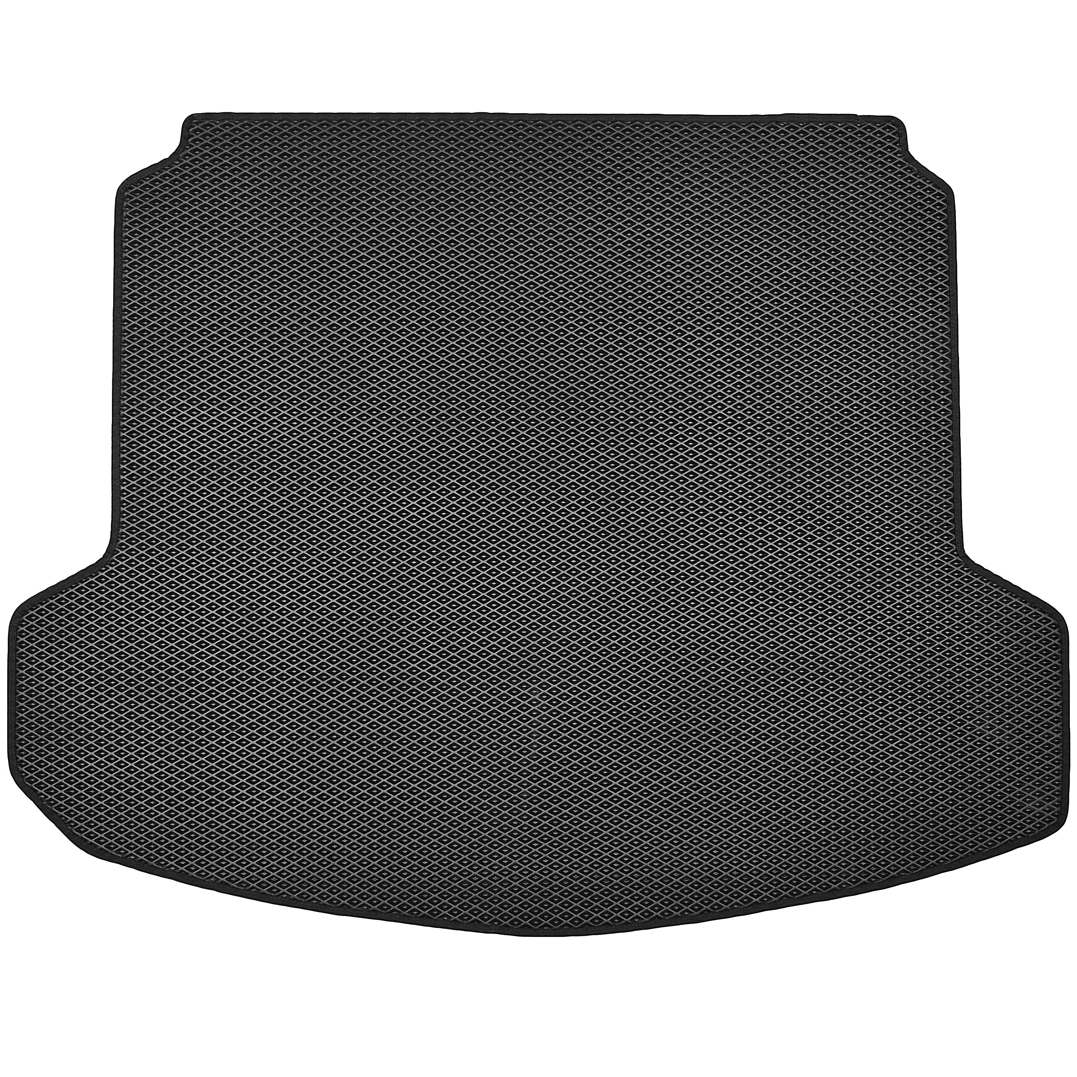 Коврик в багажник Kinetic для Renault Megane 4 '16 седан 2 уха EVA полимерный Черный