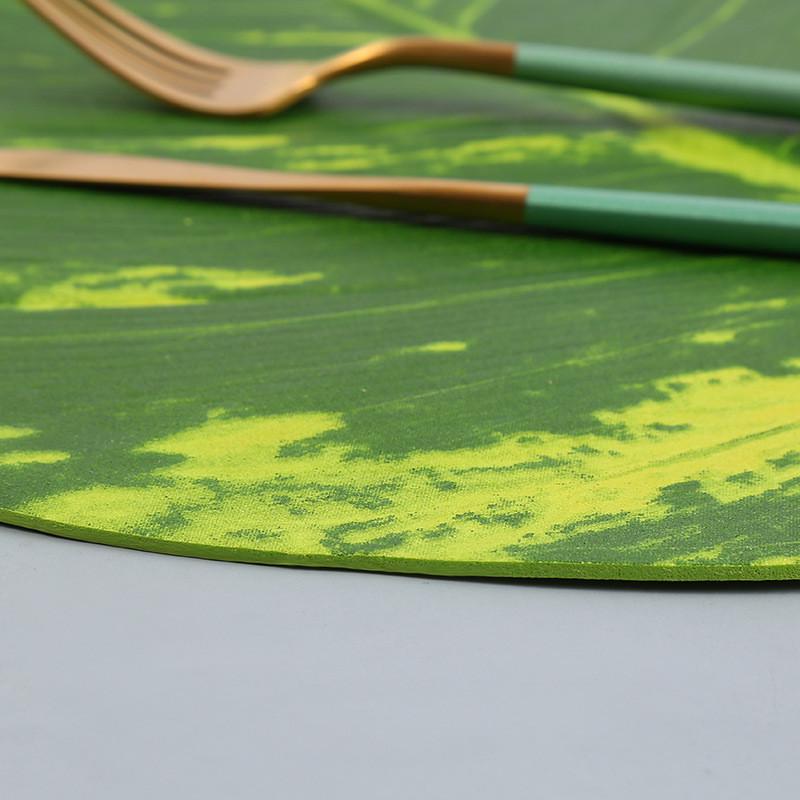 Салфетка сервировочная Листок Зеленый (7861) - фото 3 Салфетка сервировочная Листок Зеленый (7861) - фото 3