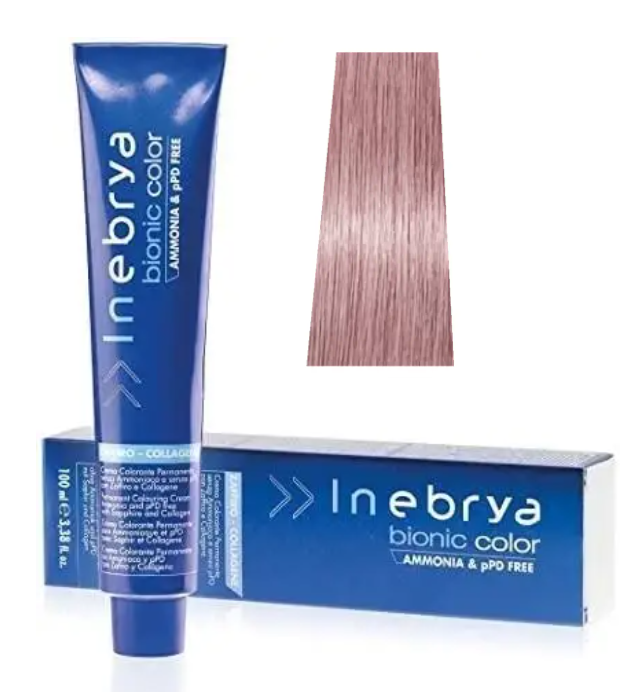 Крем-краска для волос INEBRYA Bionic Сolor стойкая без аммиака 100 мл 8/02 Пастельно-фиолетовый блонд Крем-краска для волос INEBRYA Bionic Сolor стойкая без аммиака 100 мл 8/02 Пастельно-фиолетовый блонд