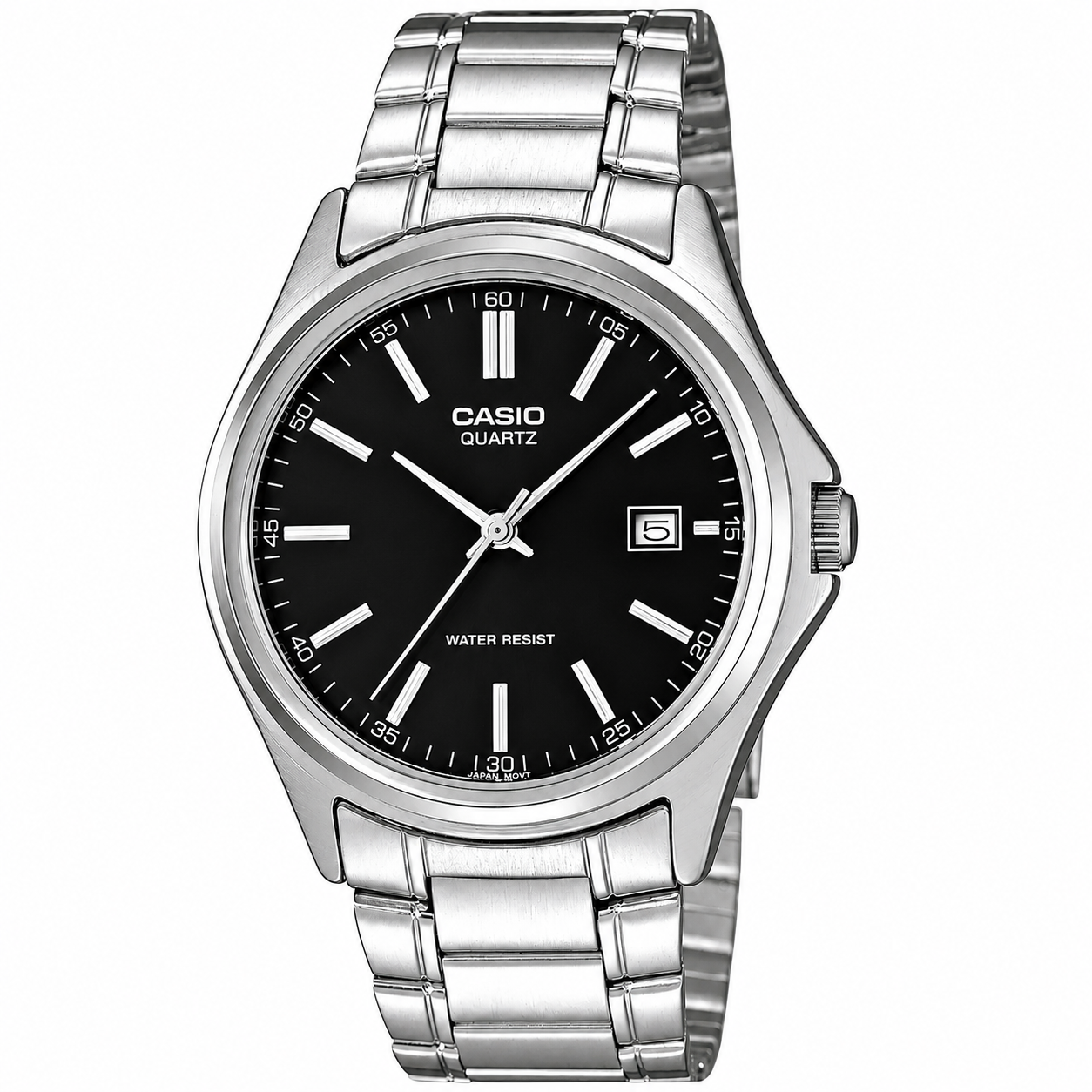 Часы классические мужские Casio MTP-1183A-1A кварцевые аналоговые WR30 Серебристый