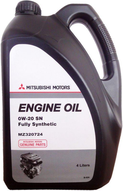 ᐉ Моторное масло Mitsubishi Engine Oil 0W-20 4 л