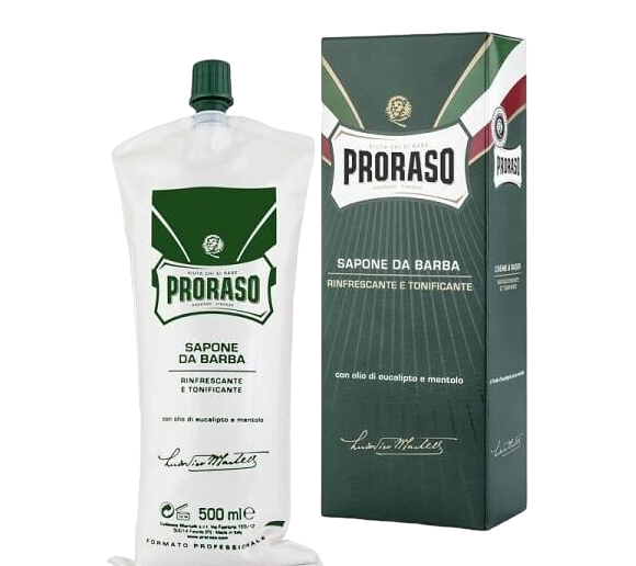 Крем для бритья с экстрактом эвкалипта и ментола Proraso Line Refreshing Shaving Cream Green