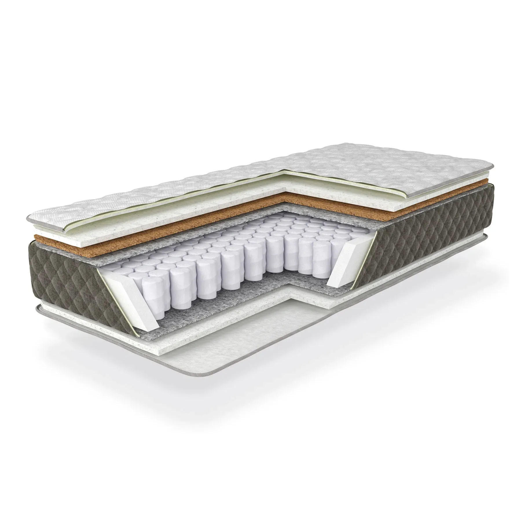 Матрас ортопедический Мирсон на независимых пружинах 900х1900 см (25447039) Матрас ортопедический Мирсон на независимых пружинах 900х1900 см (25447039)