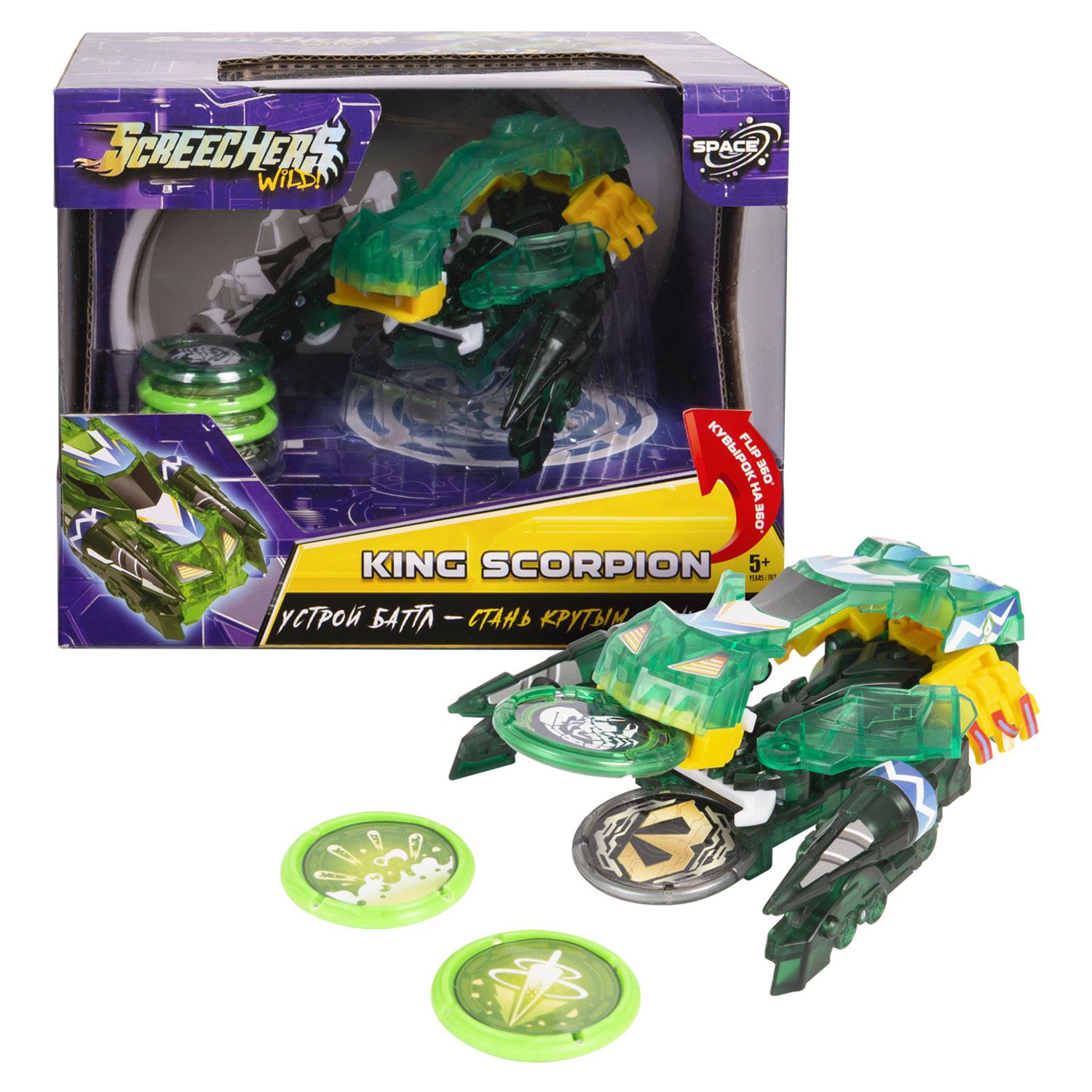 Дикий Screechers Wild King Scorpion Зеленый (EU682202)