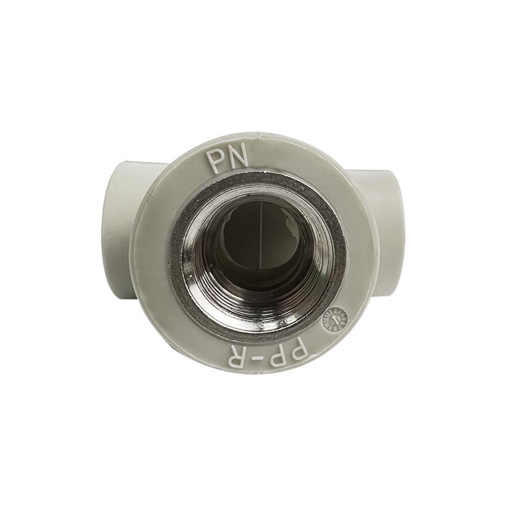 Трійник PP-R SANTAN Profi 32х3/4"х32 з внутрішнім різьбленням (340002) - фото 2 Трійник PP-R SANTAN Profi 32х3/4"х32 з внутрішнім різьбленням (340002) - фото 2