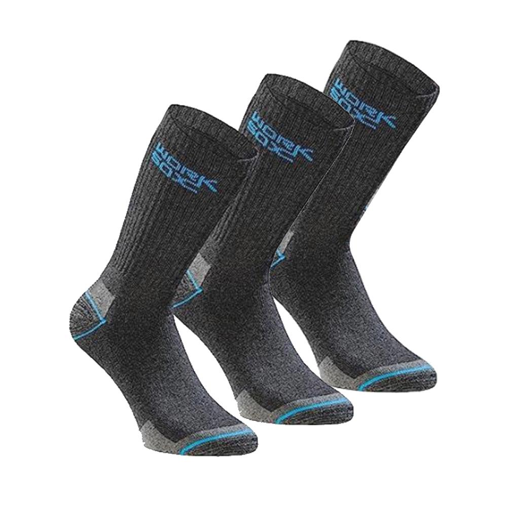 Носки Worksox 3 пары р. 43-46 Grey Anthracite (WS-A-46)