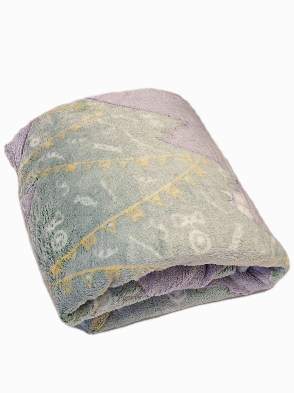 Плед новорічний флісовий Malloory Home Merry Christmas полуторний 150x200 см (1487) - фото 2