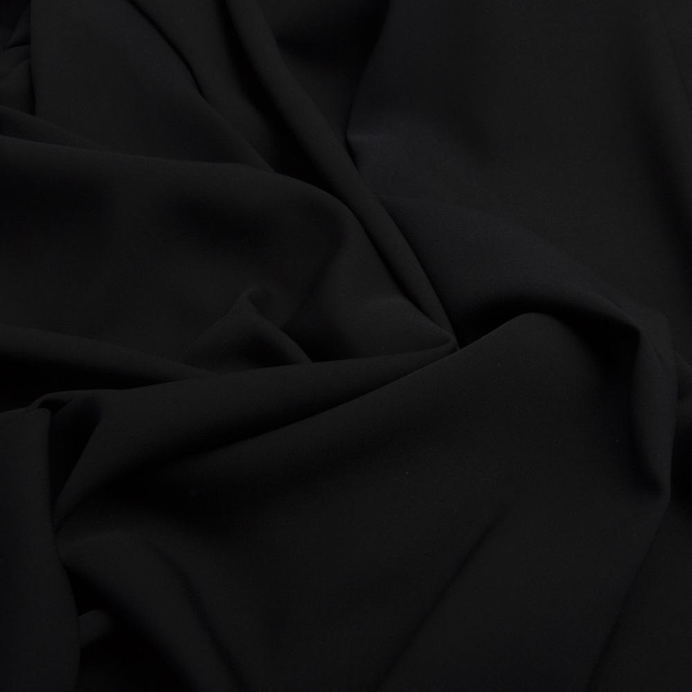Ткань плательная Wave crep чорна