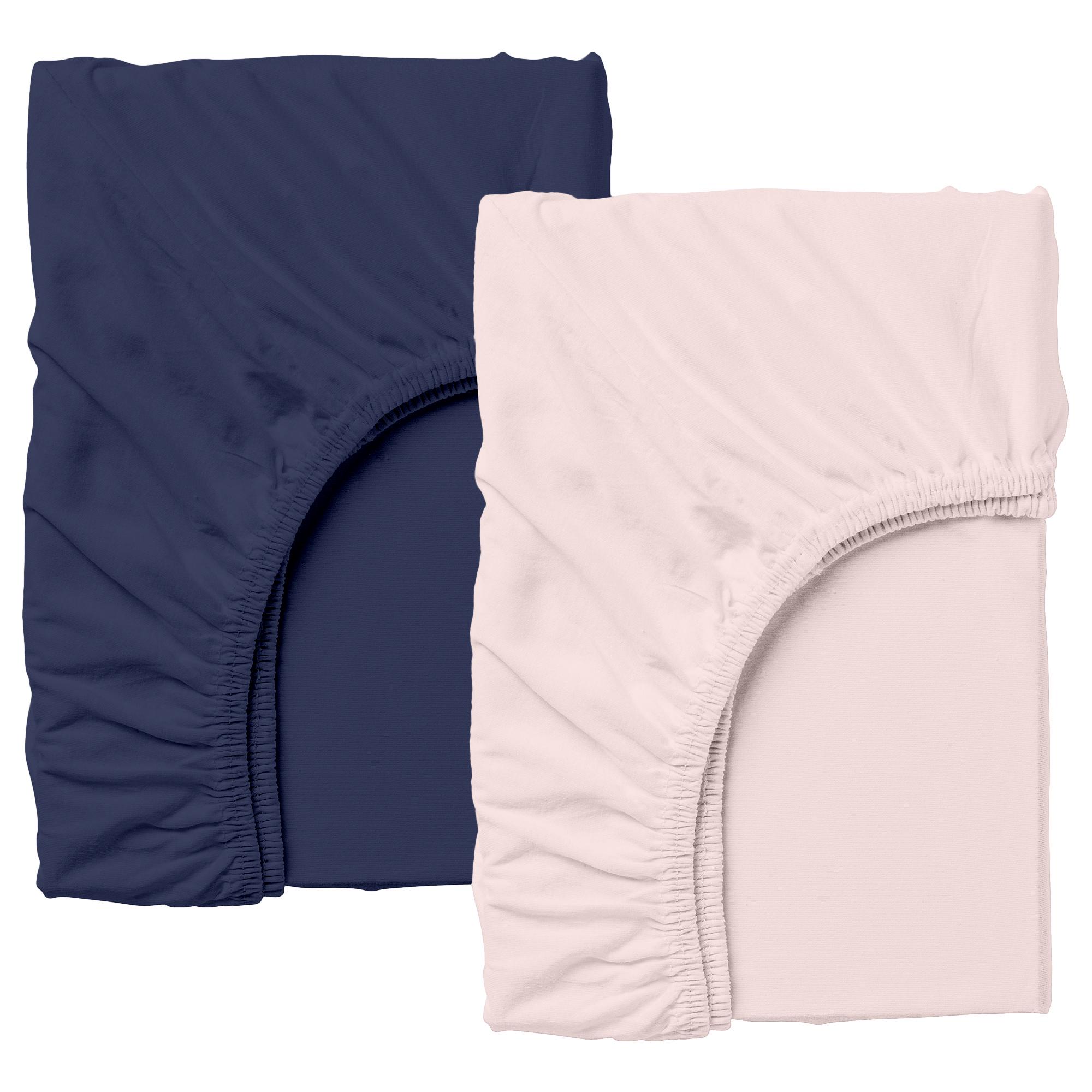 Набор простыней на резинке Cosas 180х200х20 см 2 шт. Dark Blue/Pudra (4822052062227)