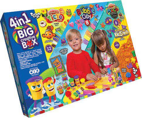 Набор для творчества Danko Toys Big Creative Box 4в1 34х23х9 см укр. (BCRB-01-01U) Набор для творчества Danko Toys Big Creative Box 4в1 34х23х9 см укр. (BCRB-01-01U)