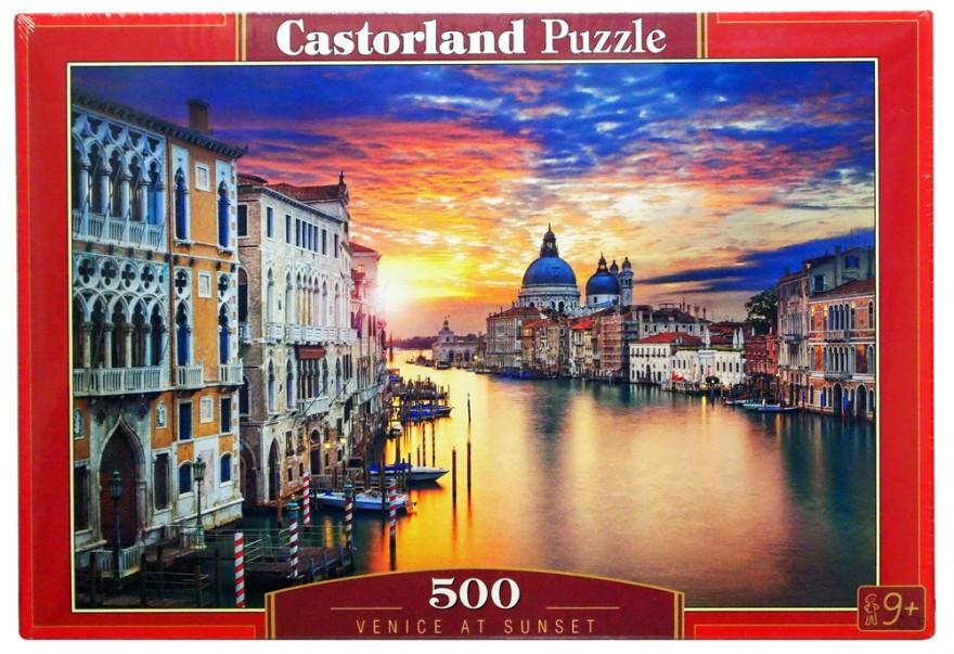 Пазл Венеция на закате 500 элементов (B-52479-CS)