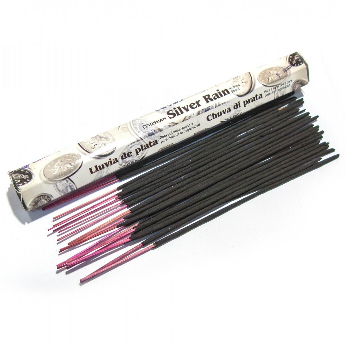 Пахощі Darshan Срібний Дощ шестикутник 20 шт. (14-44030D)