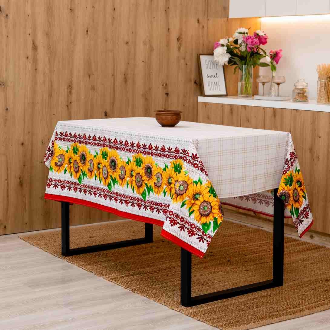Скатерть хлопковая Хуторянка 180х150 см (бхтр18) Скатерть хлопковая Хуторянка 180х150 см (бхтр18)